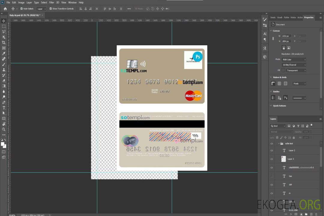 Modèle de mastercard Slovénie Factor Banka au format PSD template Modèle de mastercard Slovénie Factor Banka au format PSD template